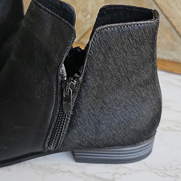 ERIC MICHAEL Isabella Low Ankle Boot | Plum Bottom Eric Michael Ankle Boots.